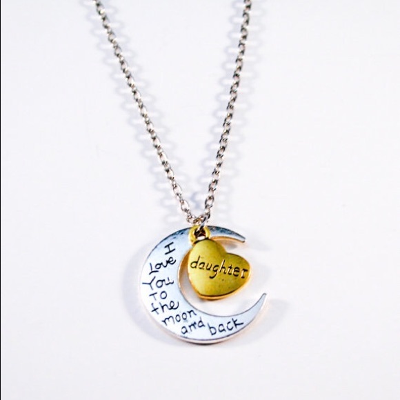 I love you moon and back necklace for Mother. - Picture 4 of 5